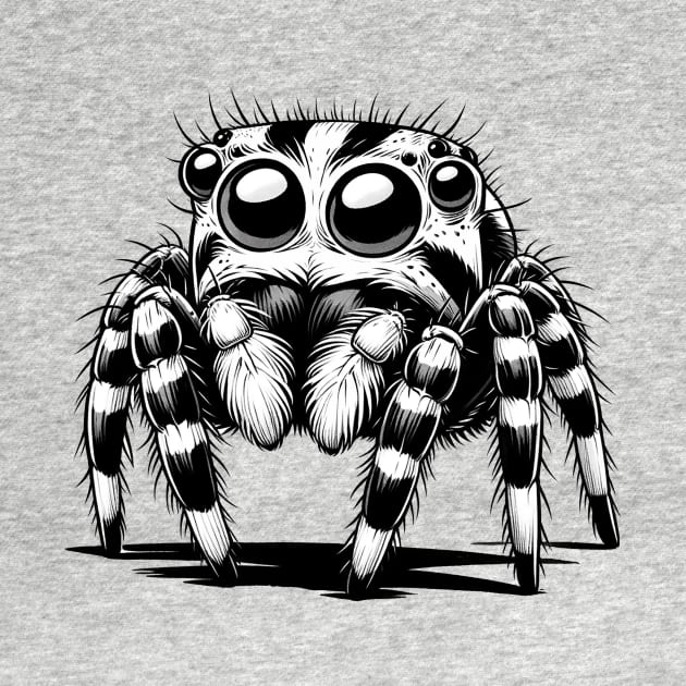 Cute jumping spider by MisTral